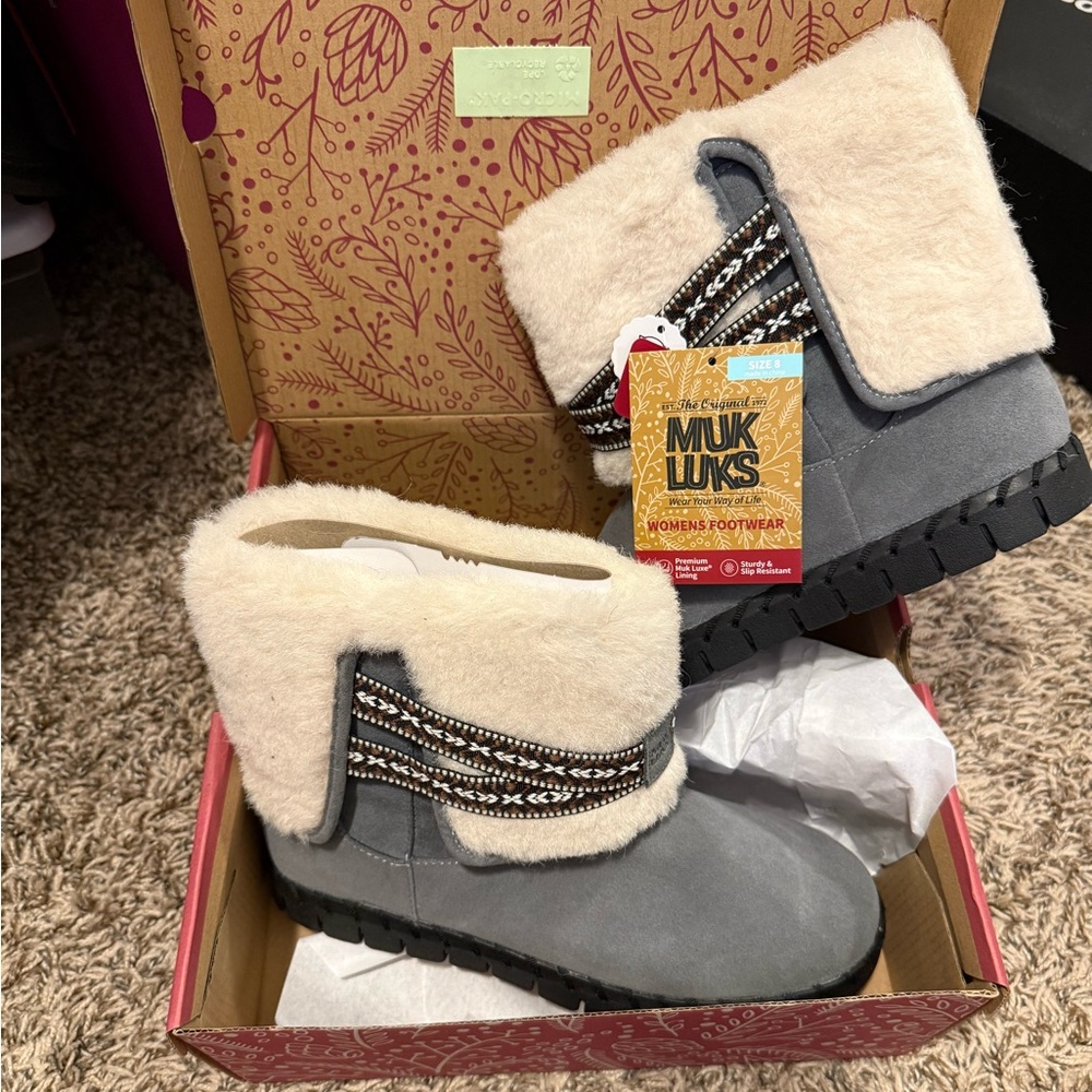 MUK LUKS Flexi Montauk women's faux-fur winter boots